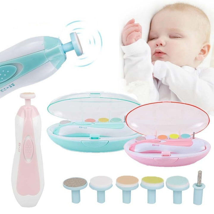 Baby Elektrisk Negletrimmer med LED-Ljus