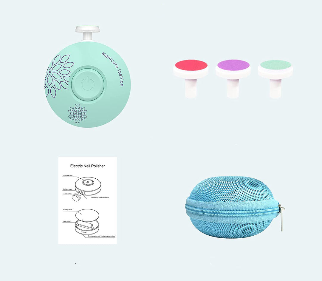 Baby Elektrisk Negletrimmer - Säker, Stille och Effektiv