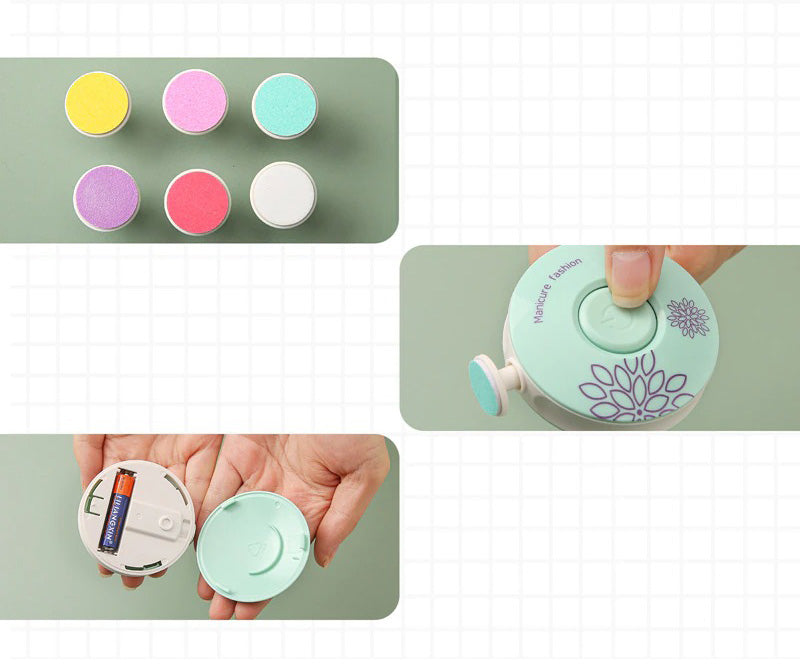 Baby Elektrisk Negletrimmer - Säker, Stille och Effektiv