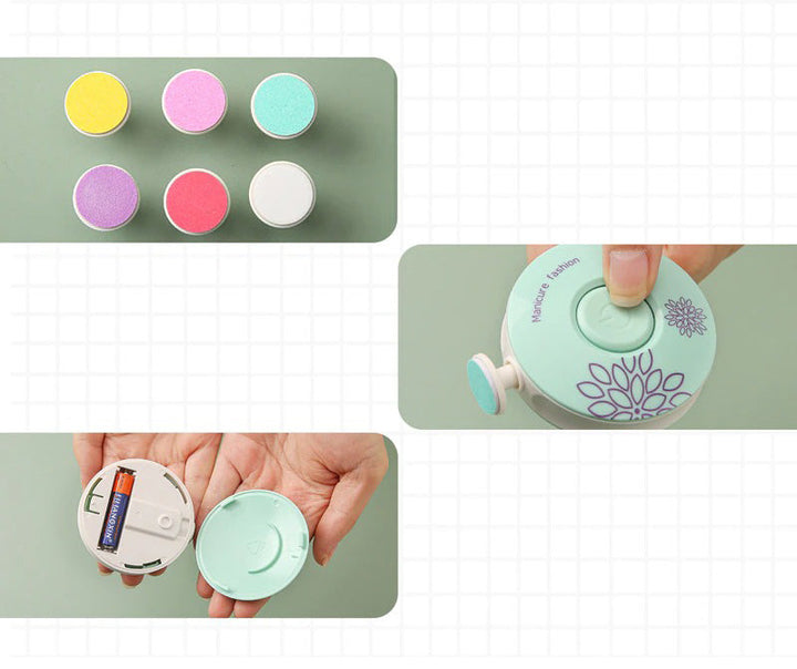 Baby Elektrisk Negletrimmer - Säker, Stille och Effektiv