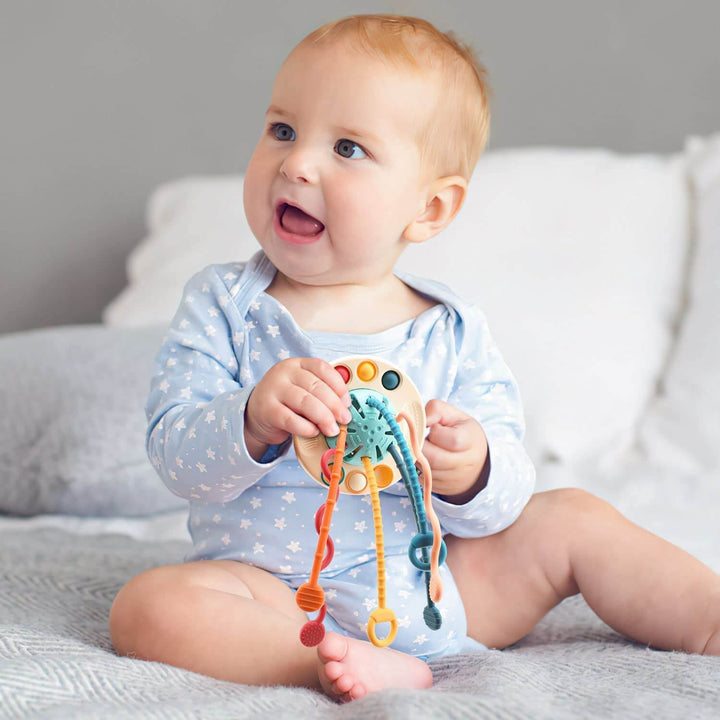 Baby Silikon UFO Sensorisk Trekkleke