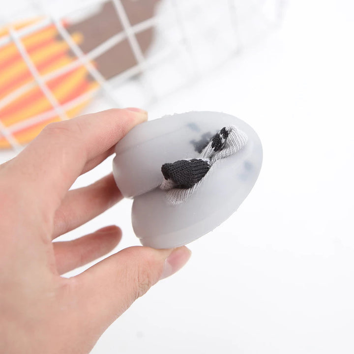 Baby Stickade Sokkesko med Antiskli Sula