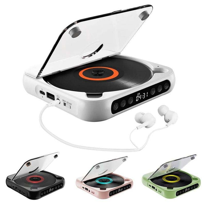 Bärbar CD-spiller - Bluetooth | Hi-Fi Ljud | Flera Färger