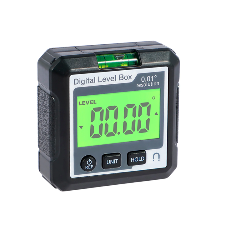 Bärbar Digital Högdepresisjons Vinkelmåler | LCD | IP65
