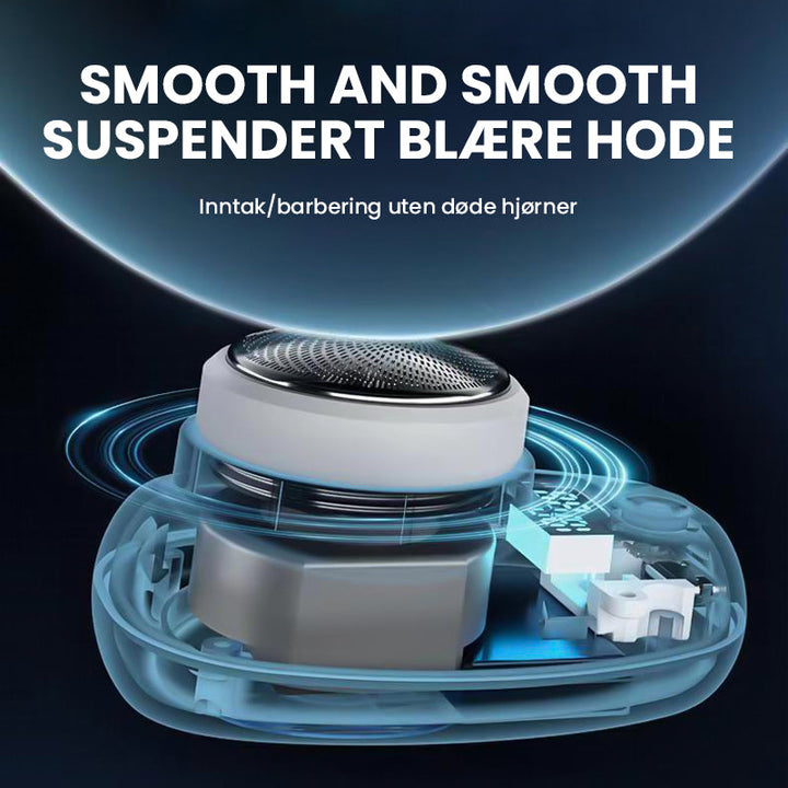 Bärbar Elektrisk Barbermaskin - Kompakt och Effektiv