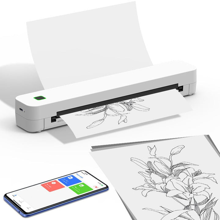 Bärbar Termisk Skriver - Hög Kvalitet | Enkel Anslutning