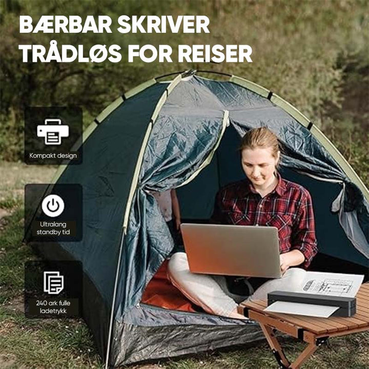 Bärbar Termisk Skriver - Hög Kvalitet | Enkel Anslutning