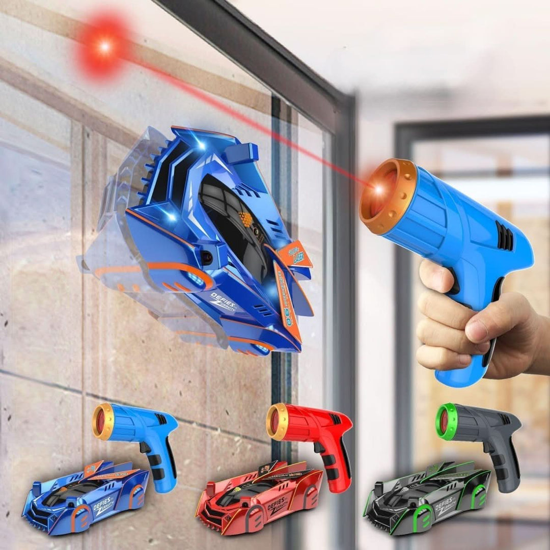 Barnens Veggklatrer RC-Bil med Laser och LED-Ljus