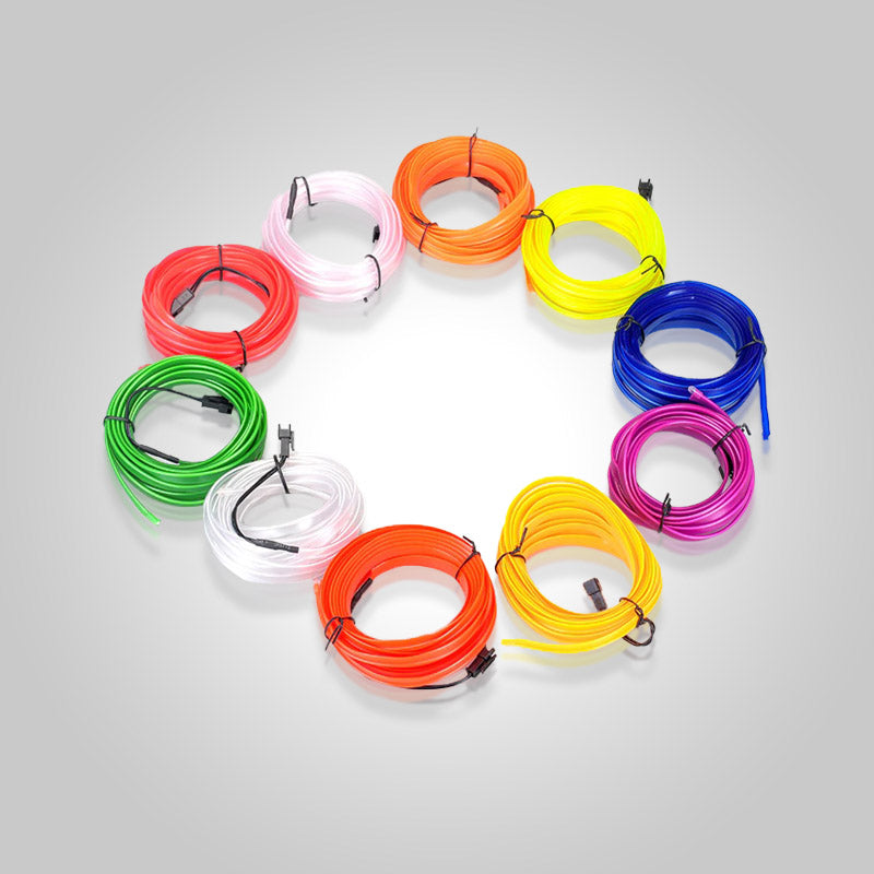 Bil Neon Ljus Set – Tilpassbart Interiörlys (5m)