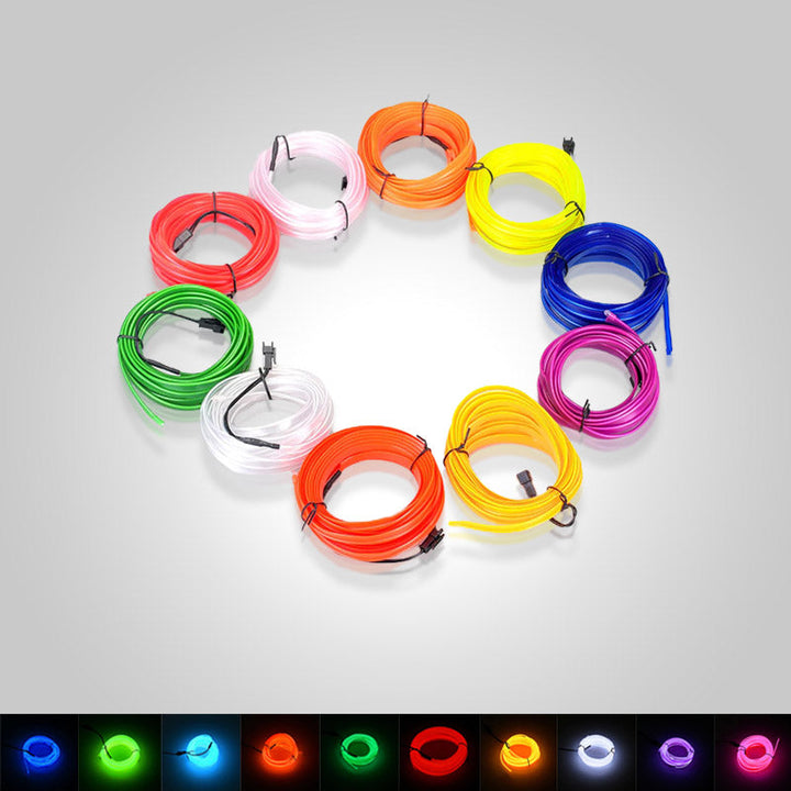 Bil Neon Ljus Set – Tilpassbart Interiörlys (5m)