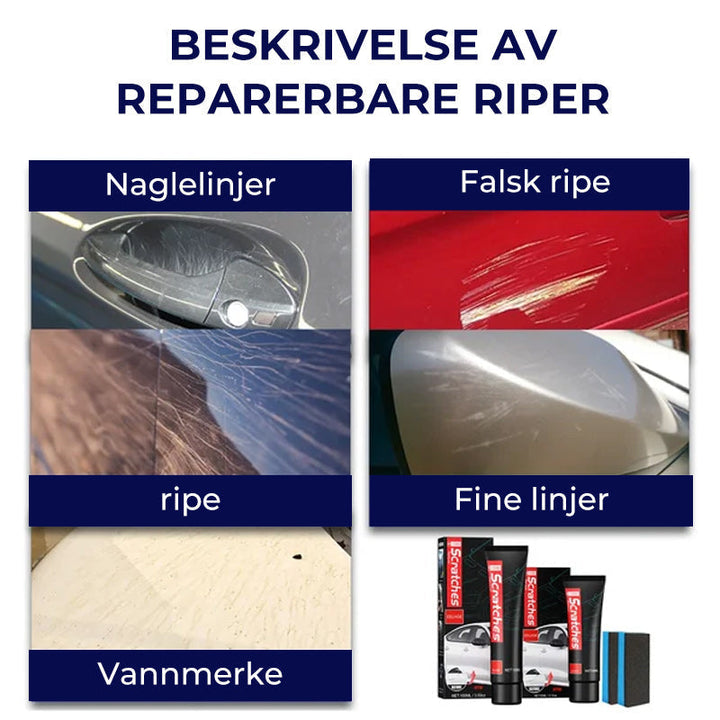 Bilripefjerningssett | Fiks Riper &amp; Gjenopprett Glans