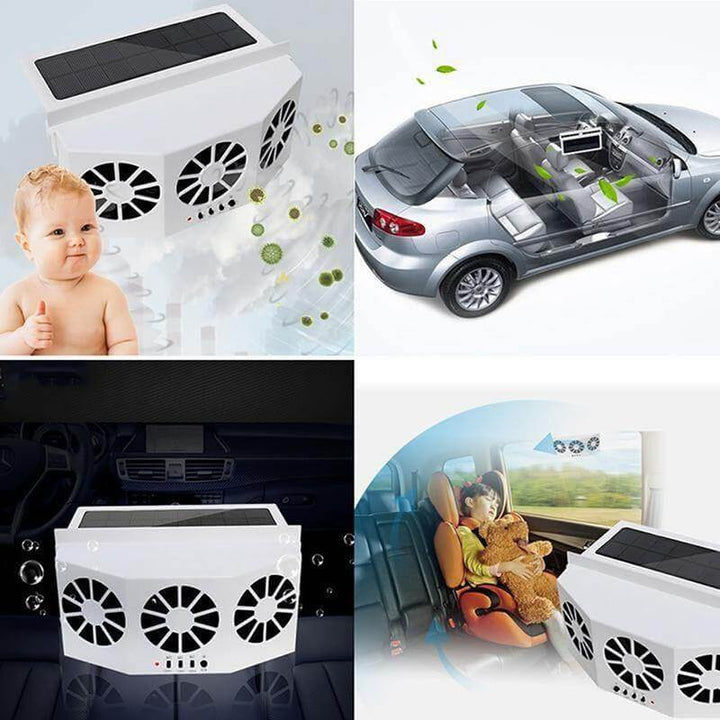 Bilvifte med Solcellepanel – Fräsch Luft i Bilen
