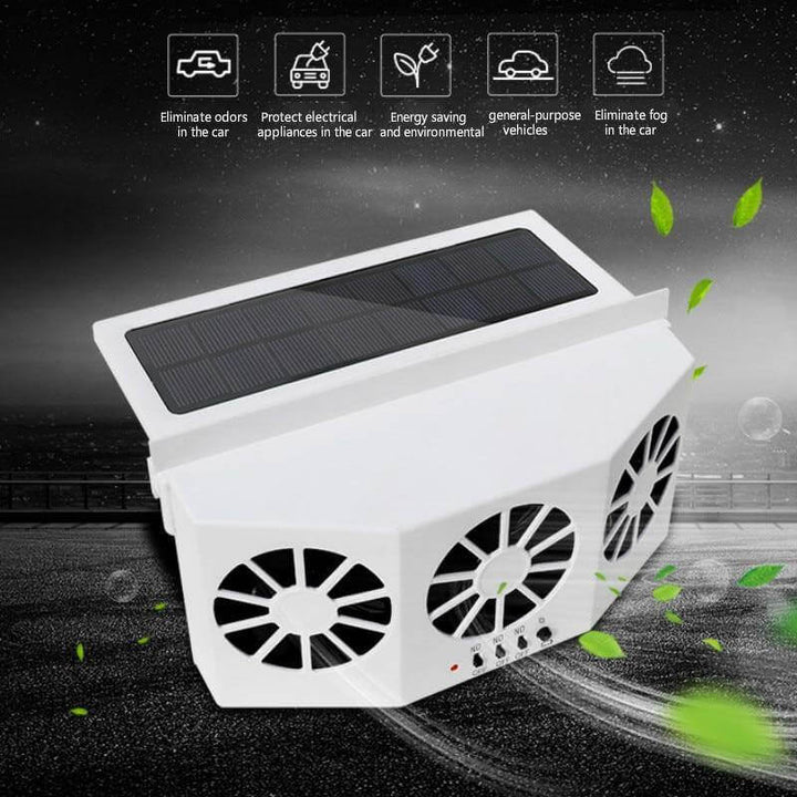 Bilvifte med Solcellepanel – Fräsch Luft i Bilen