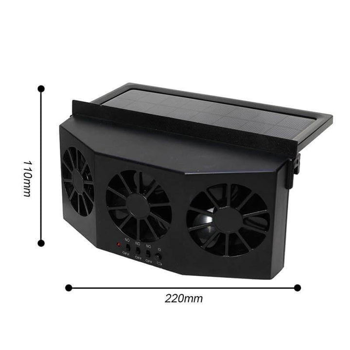 Bilvifte med Solcellepanel – Fräsch Luft i Bilen