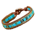 Blågrönn Armband för Damer i Boho Stil