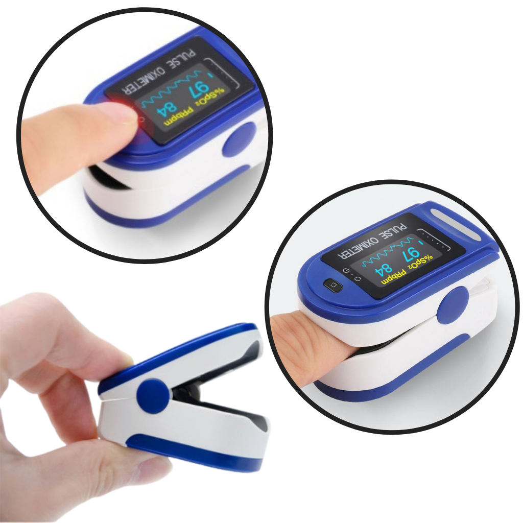 Digital Finger Pulse Oximeter - Snabb Oksygenmåling