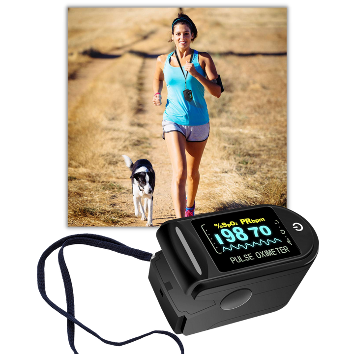 Digital Finger Pulse Oximeter - Snabb Oksygenmåling