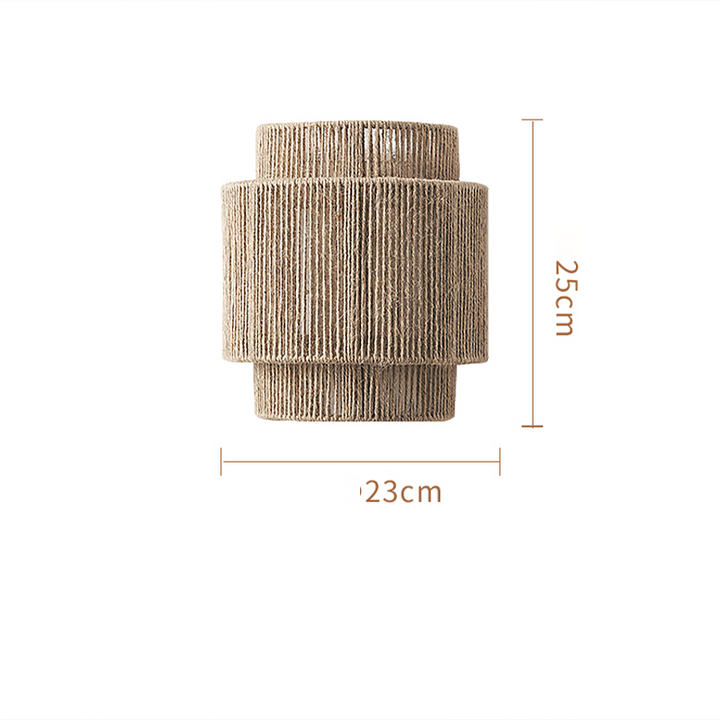 Bohemsk Rattan Vägglampa – Skapa Mysig Stämning Hemma