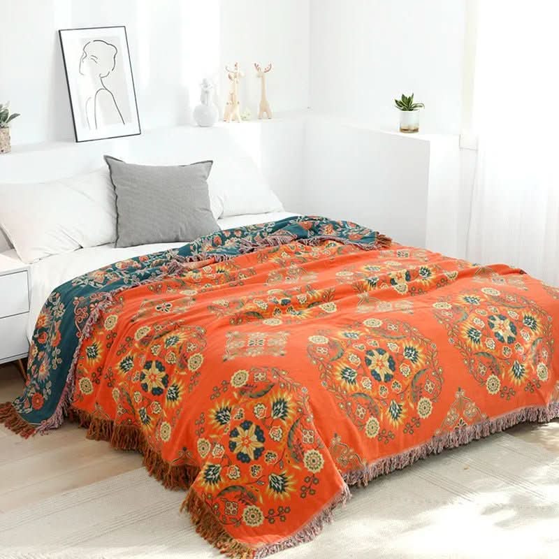 Boho Bomullsteppe – Skapa En Mysig och Snygg Atmosfär
