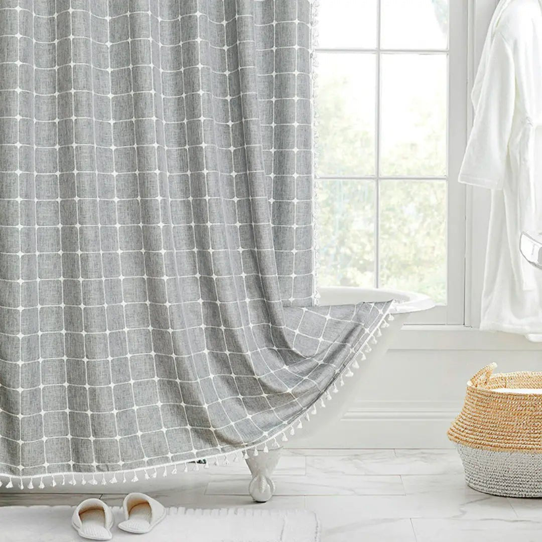 Boho Dusjforheng för Kvinnor med Dusker – Elegant Badestil