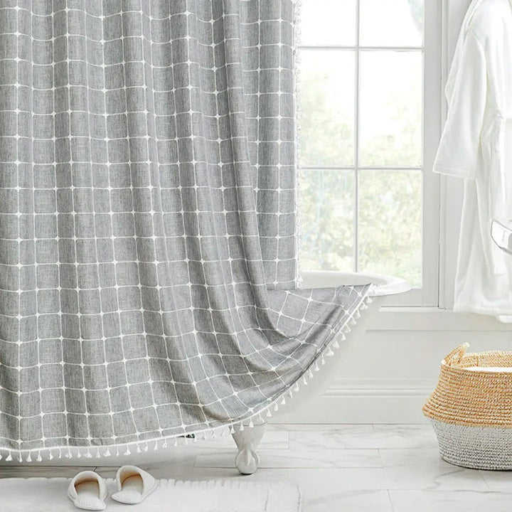 Boho Dusjforheng för Kvinnor med Dusker – Elegant Badestil