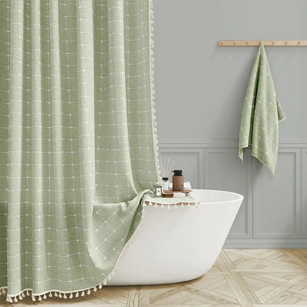 Boho Dusjforheng för Kvinnor med Dusker – Elegant Badestil