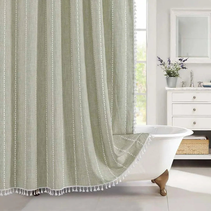 Boho Dusjforheng för Kvinnor med Dusker – Elegant Badestil