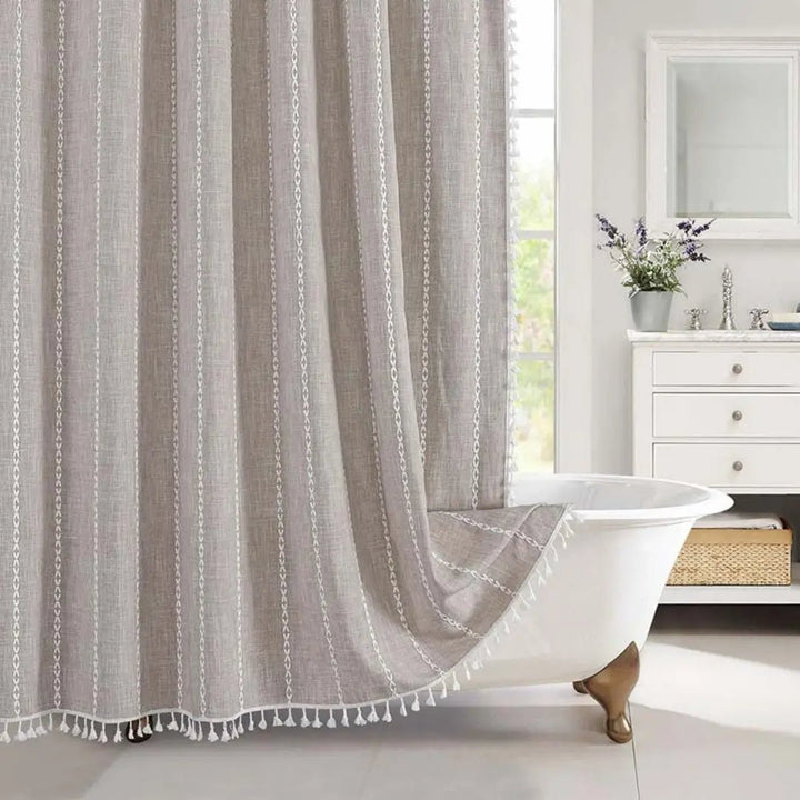 Boho Dusjforheng för Kvinnor med Dusker – Elegant Badestil