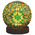 Boho Mosaikk Nattlampe med Varmt Stemningslys