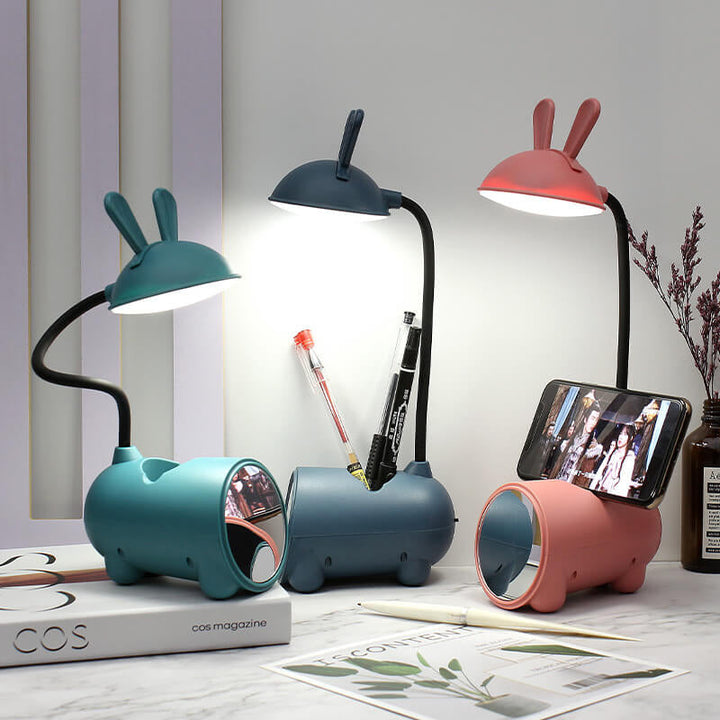 Bordslampa med LED Beröringskontroll och Penneholder
