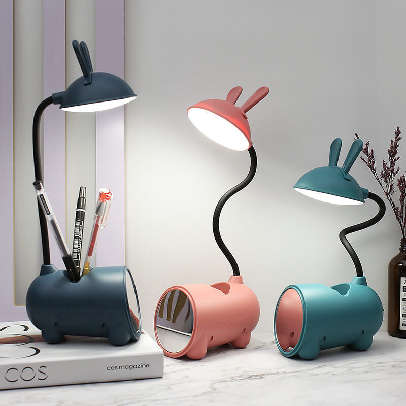 Bordslampa med LED Beröringskontroll och Penneholder