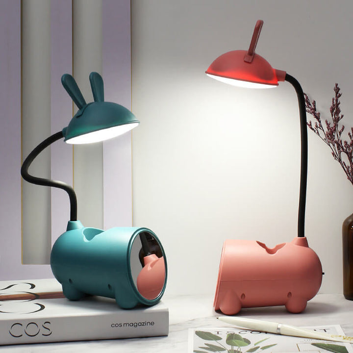 Bordslampa med LED Beröringskontroll och Penneholder