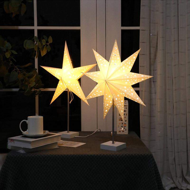 Bordslampa med Stjernedesign