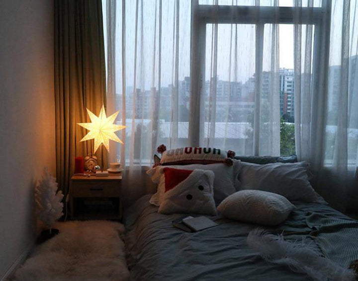 Bordslampa med Stjernedesign