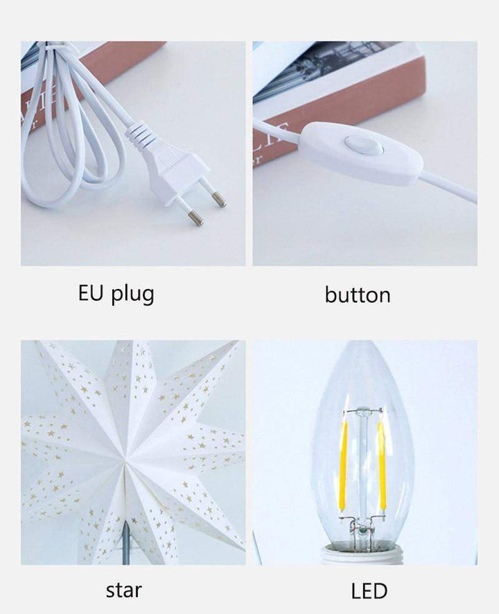 Bordslampa med Stjernedesign