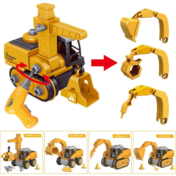 Master Builder Engineer Set - Bygg din egen arbeidsbil - Leker
