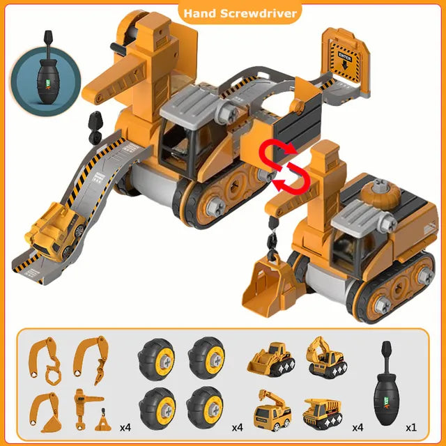 Master Builder Engineer Set - Bygg din egen arbeidsbil - Leker