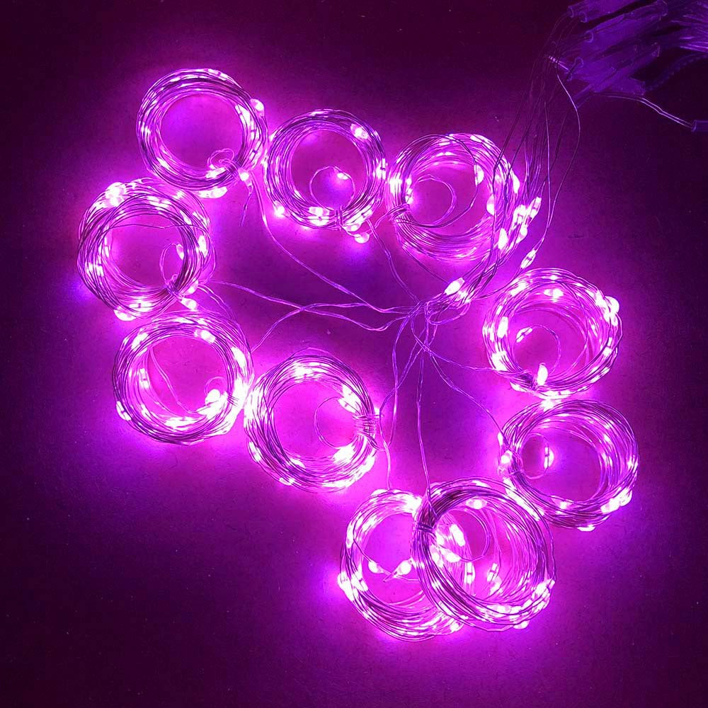 LED-ljusgardin med USB och fjärrkontroll, åtta lägen