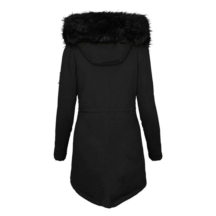 Dam Parkas med Huva – Varm och Stilfull för Vintern