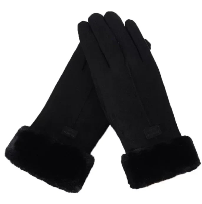 Damehansker Vinter Semsket Stil