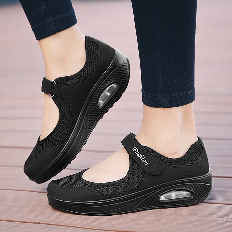Bekväma och Andningsbar Sneakers för Kvinnor