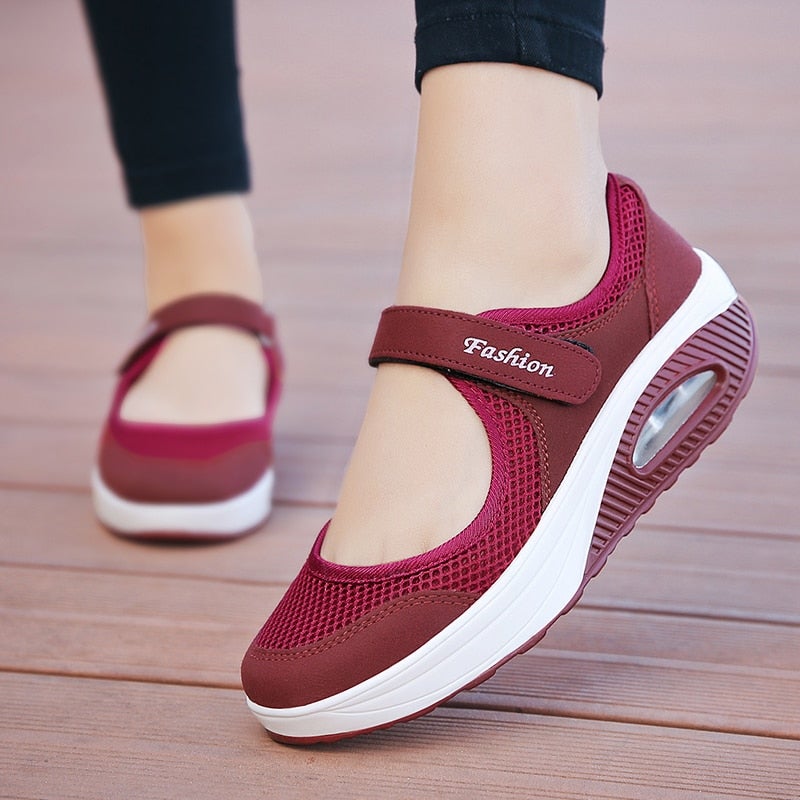 Bekväma och Andningsbar Sneakers för Kvinnor