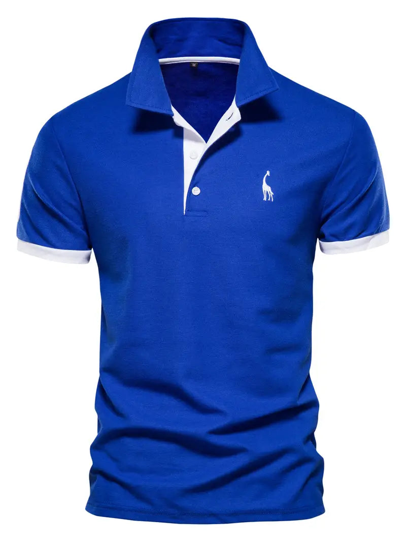Harrison™ - Slim-fit Brodert Stripet Pikétröja