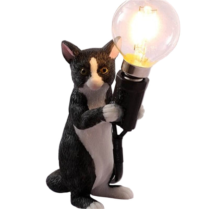 Dekorativ Bordslampa med Charmig Kattefigur
