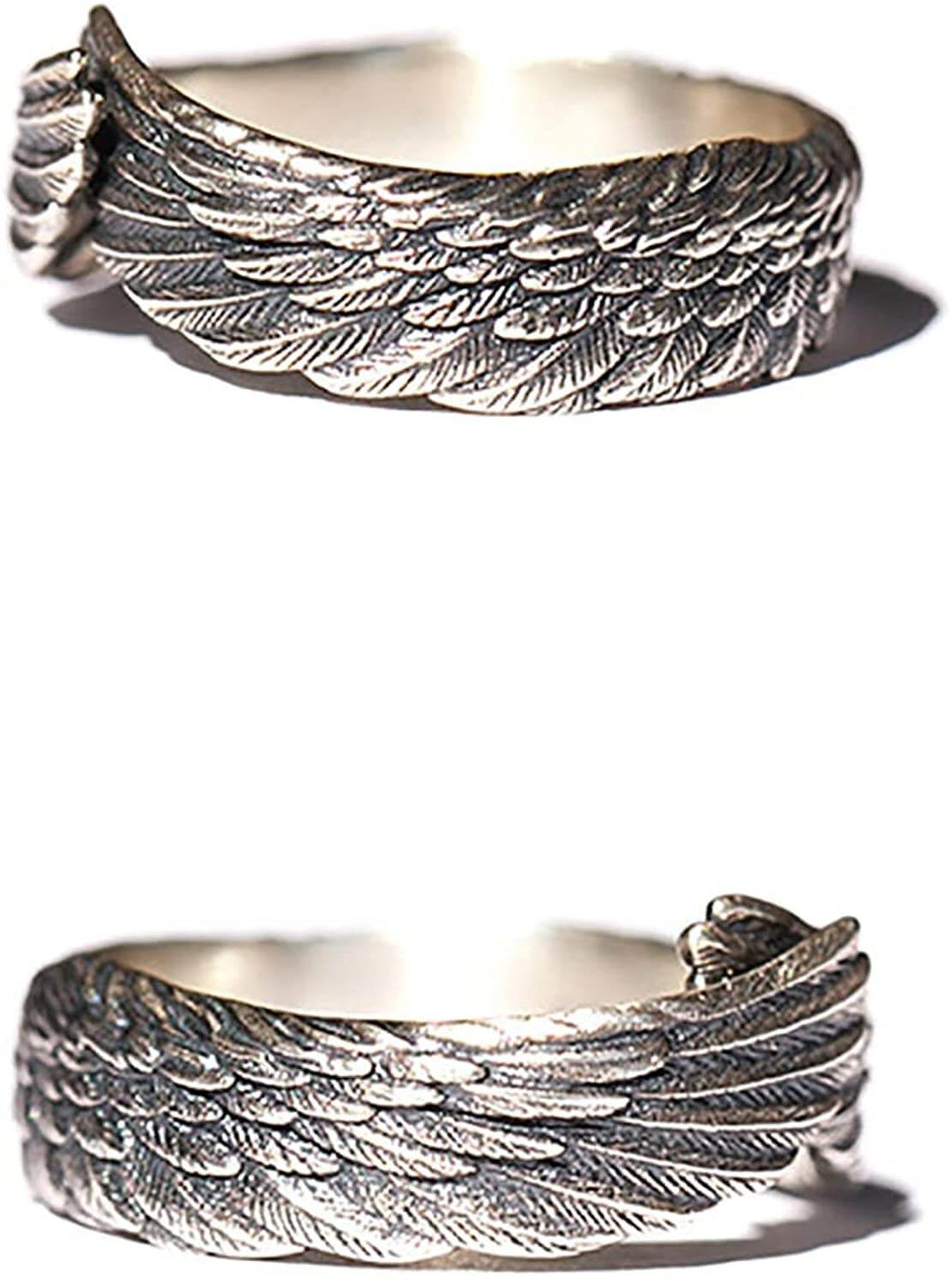Unisex Englevinge Ring i Silver – Beskyttende Design