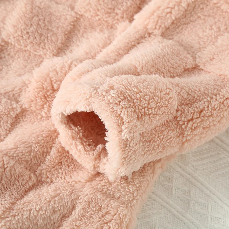 Rutig Pyjamassett för Kvinnor - Mjuk Loungewear