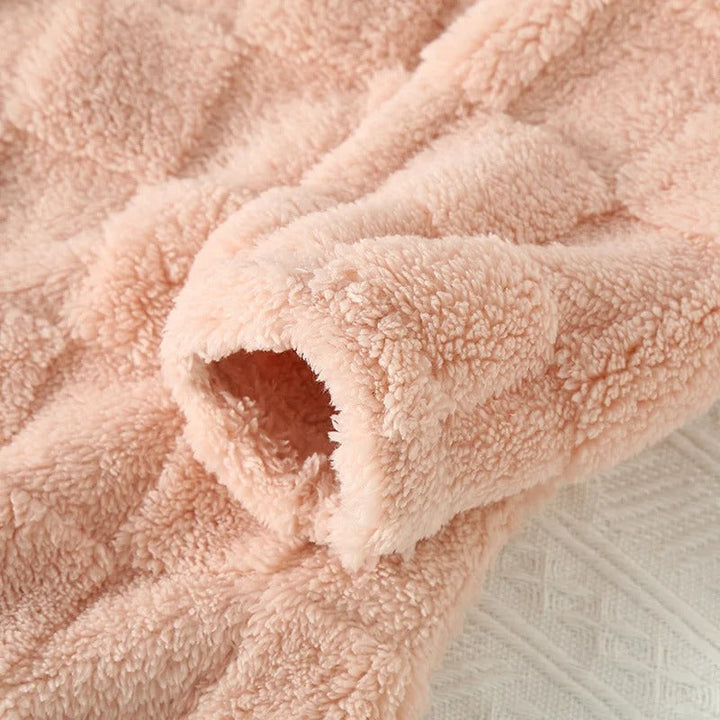 Rutig Pyjamassett för Kvinnor - Mjuk Loungewear