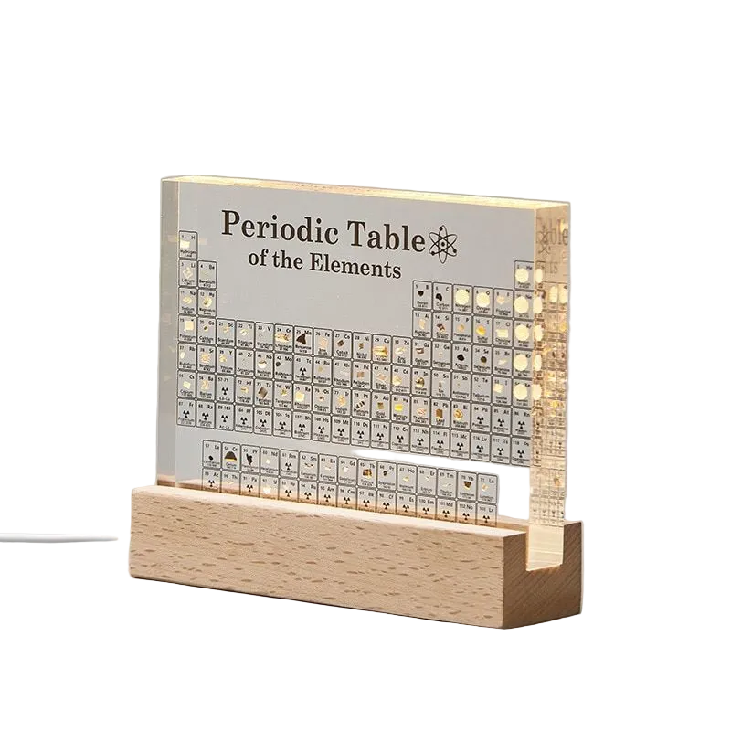 Pedagogisk Periodisk System i Klart Akryl