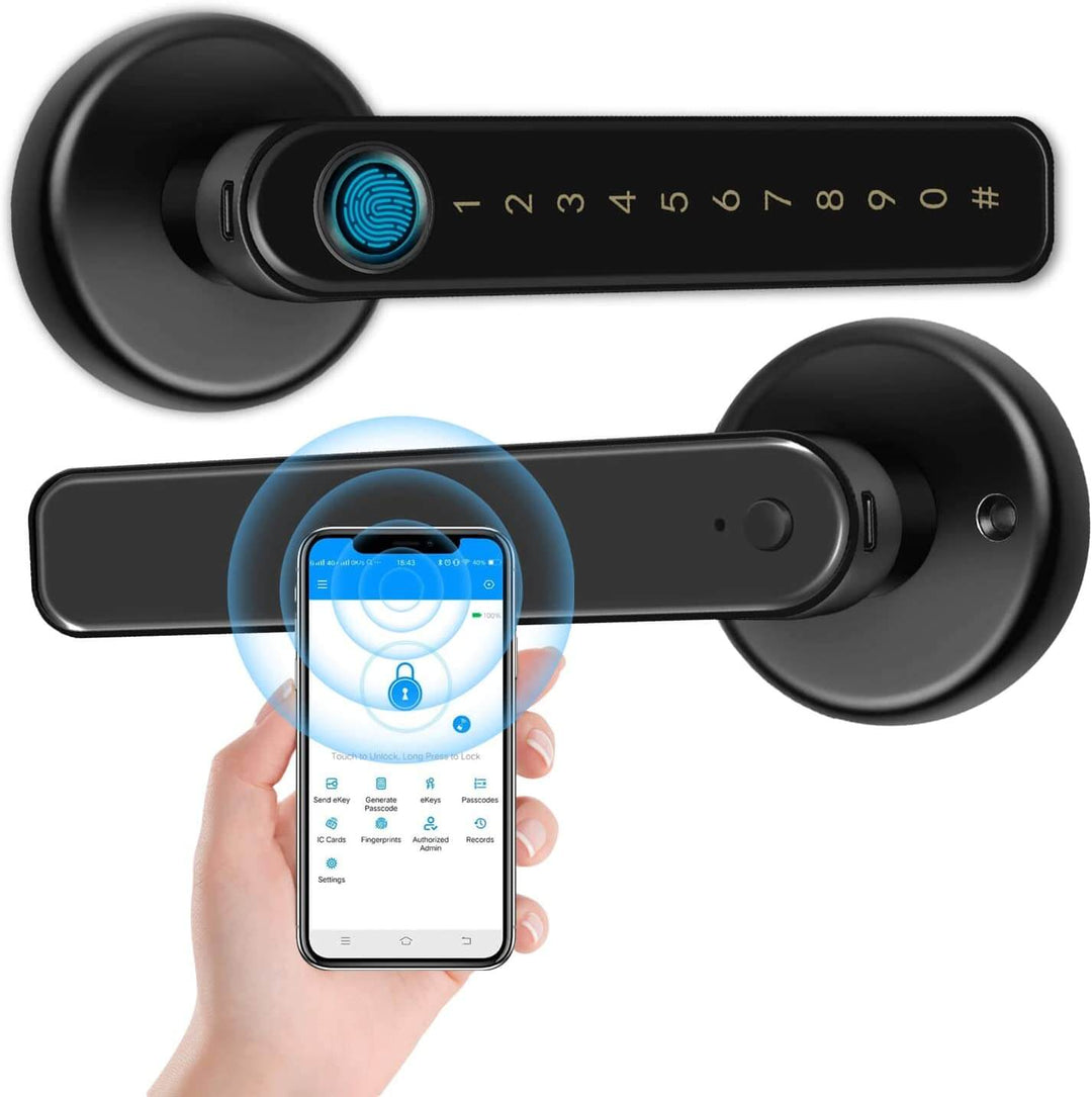 Digital Fingeravtryck Dörlås - Nökkelfri Säkerhet till Hemmet