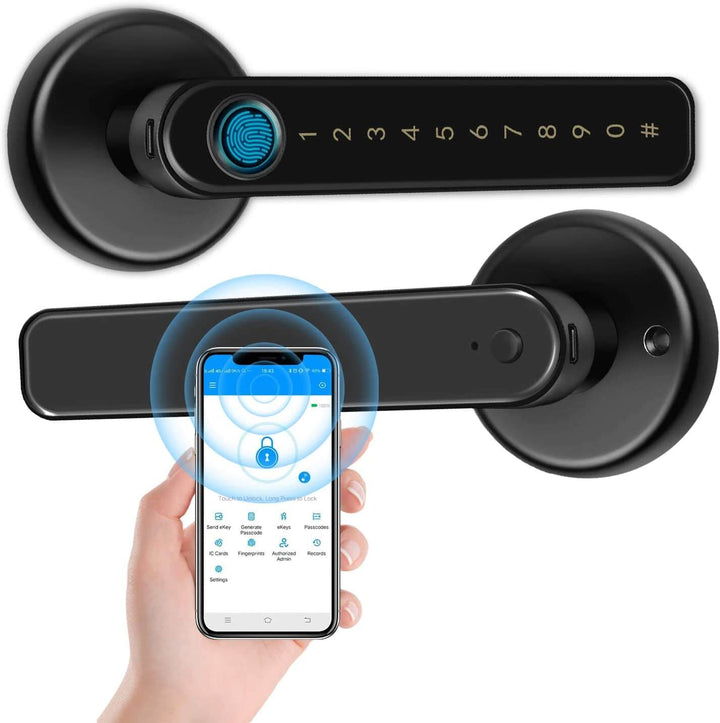Digital Fingeravtryck Dörlås - Nökkelfri Säkerhet till Hemmet